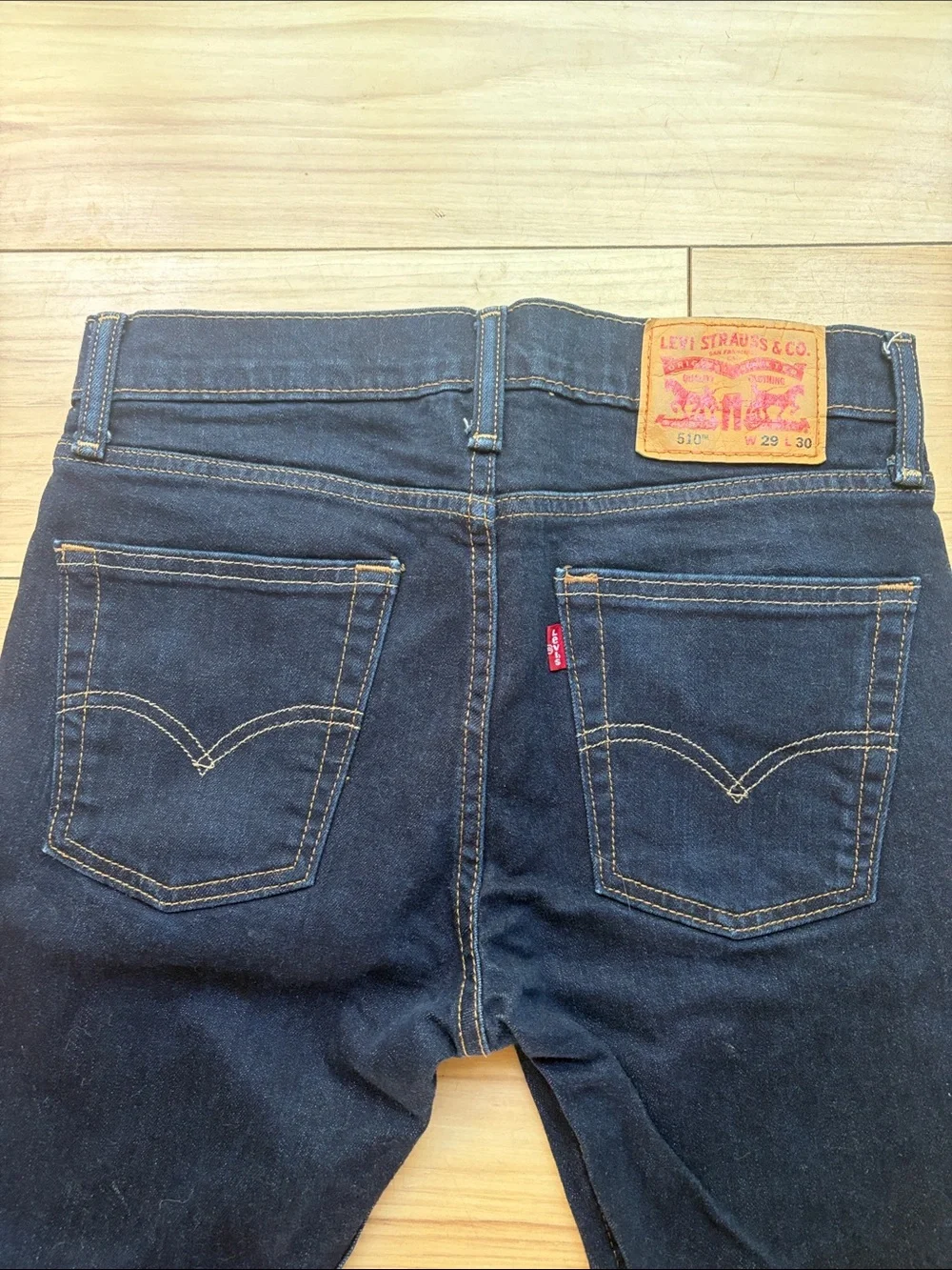Men's dark blue LEVI’s Slim Straight Jeans